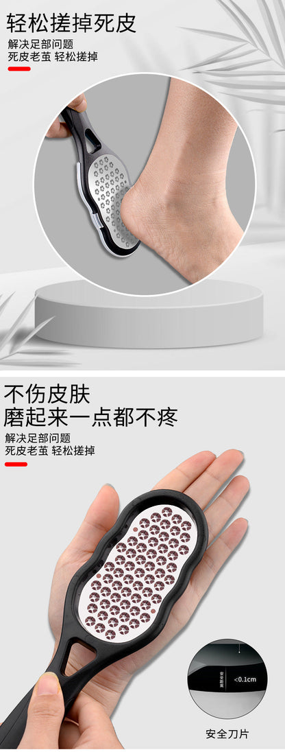 Lixa/esfoliante/lixa para xixi em aço inoxidável para remover pele morta e calosidades - ferramentas de pedicure disponíveis agora.