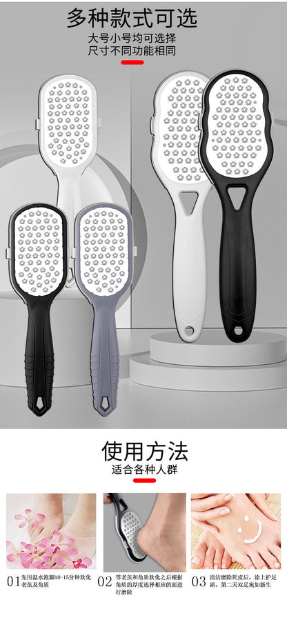 Lixa/esfoliante/lixa para xixi em aço inoxidável para remover pele morta e calosidades - ferramentas de pedicure disponíveis agora.