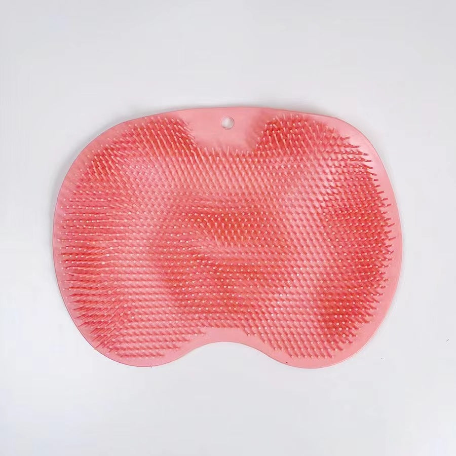 2-in-1 Silicone Foot Scrubber and Back Bath Brush