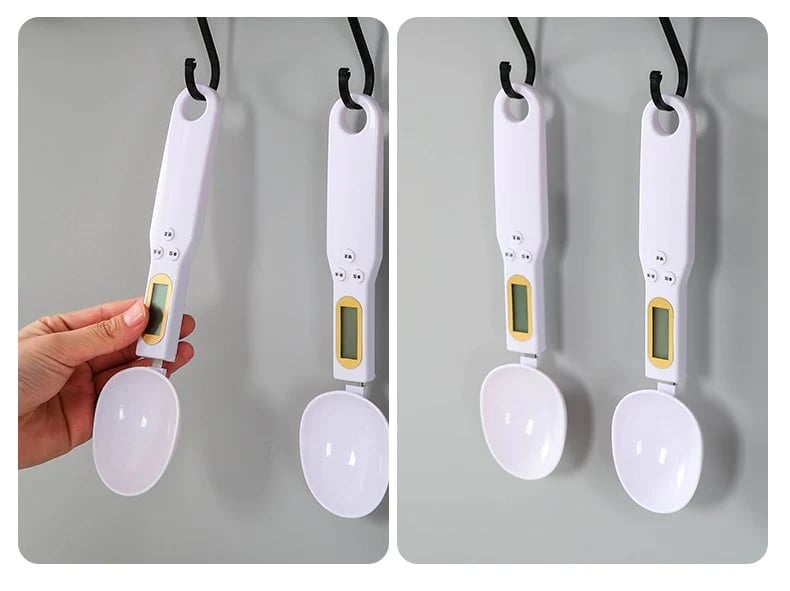(🎁🔥PROMOÇÃO IMPERDÍVEL: 48% DE DESCONTO) Balança Digital de Colher 500g 🥄