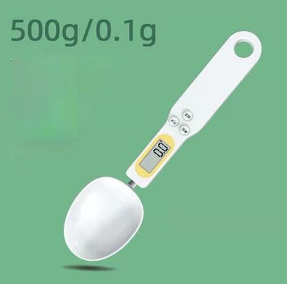 (🎁🔥PROMOÇÃO IMPERDÍVEL: 48% DE DESCONTO) Balança Digital de Colher 500g 🥄